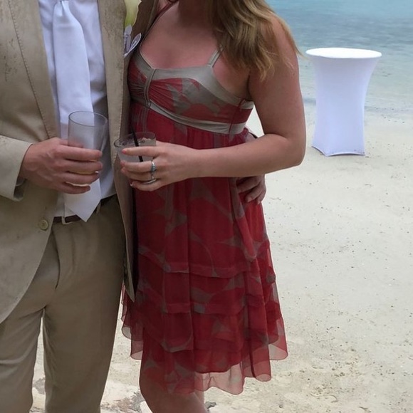 Erica Davies Pink Silk Cocktail Dress - Picture 10 of 10